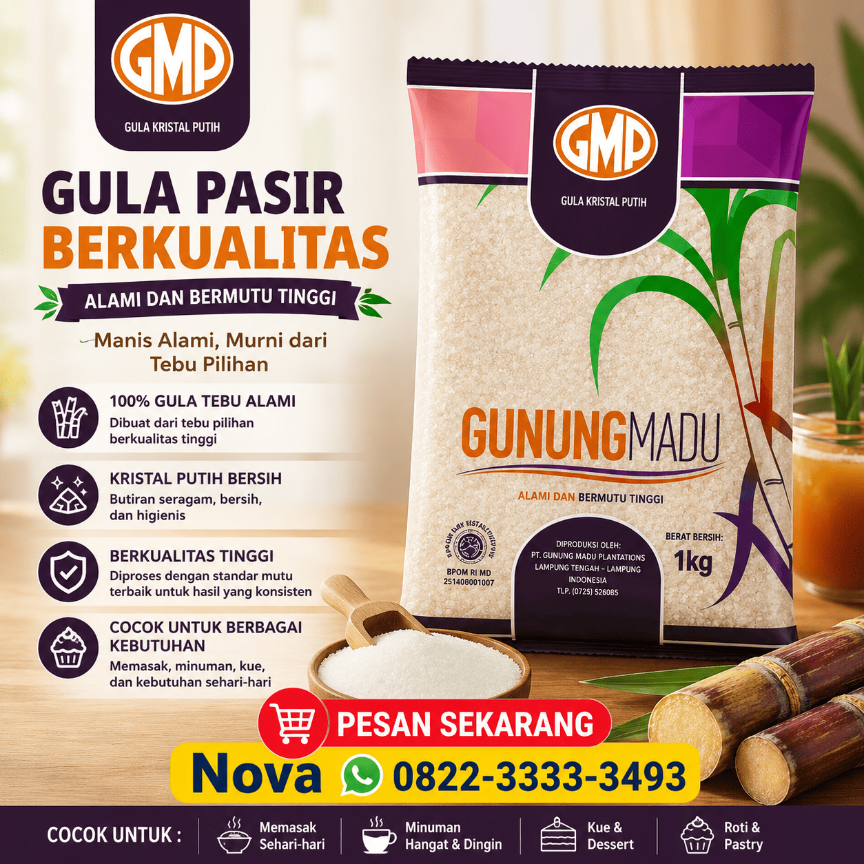GMP GULA 1KG(DOS=20)(AGS27)